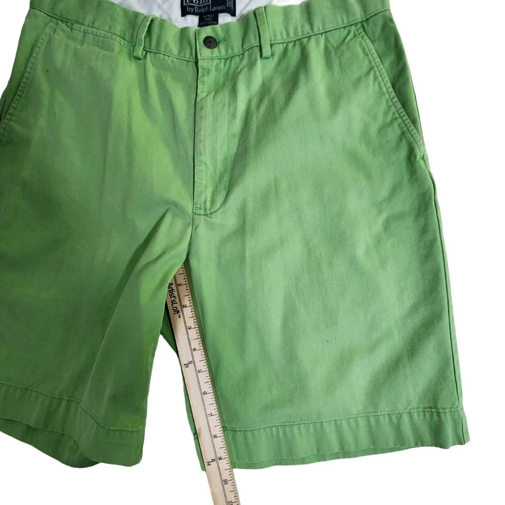 Vintage Polo Ralph Lauren Prospect Chino Shorts Mens Size 33 Green Preppy